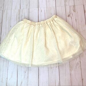 Baby Gap Cream Tulle Skirt Toddler Size 4